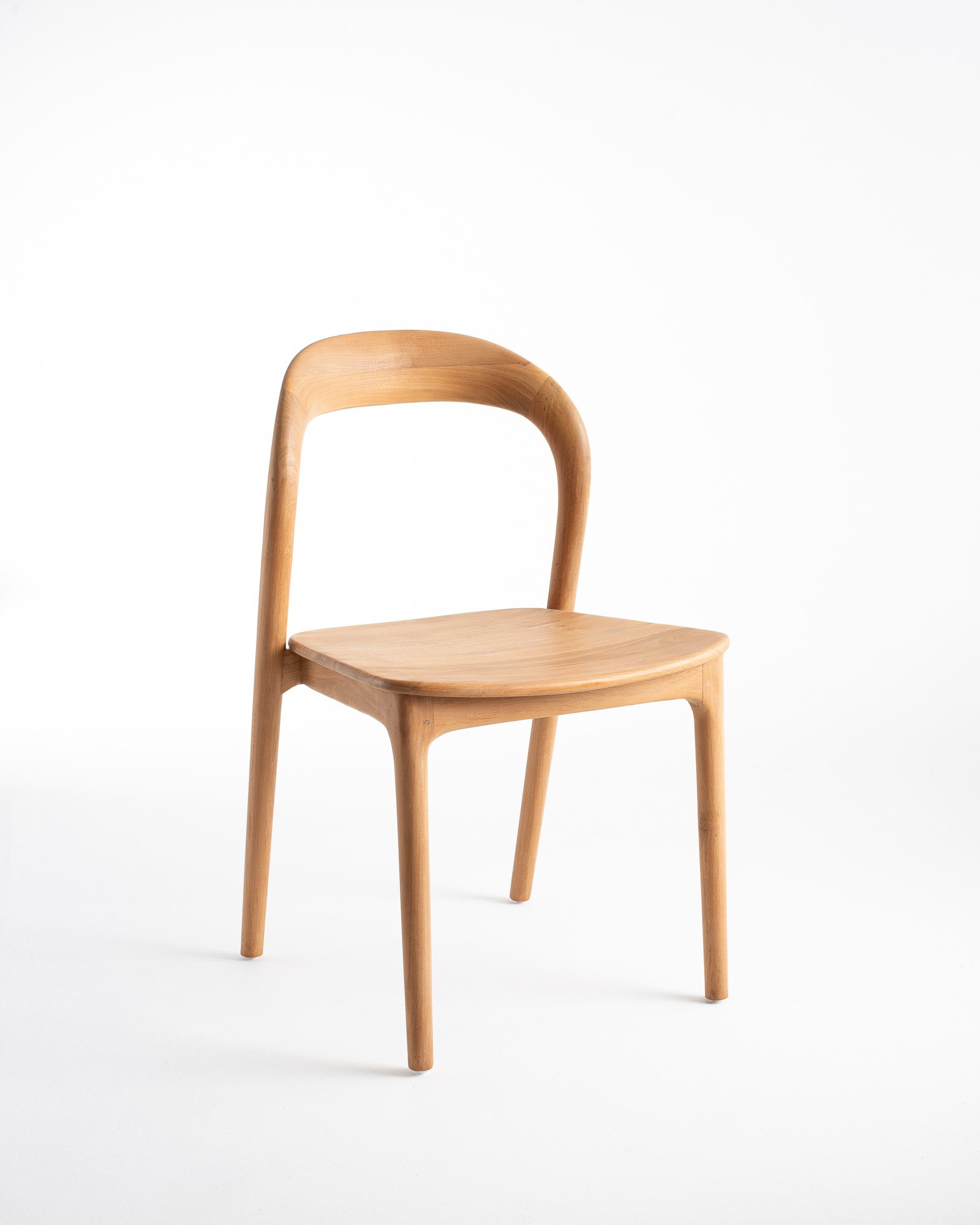 NEVA DINING CHAIR-WOODEN SEAT